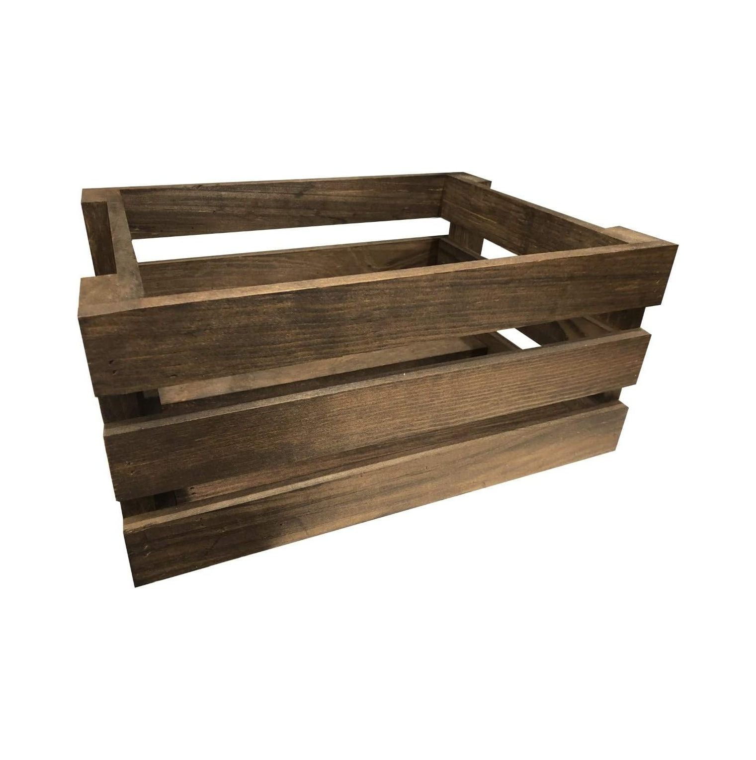 Omsix Rustic Storage Wood Crate