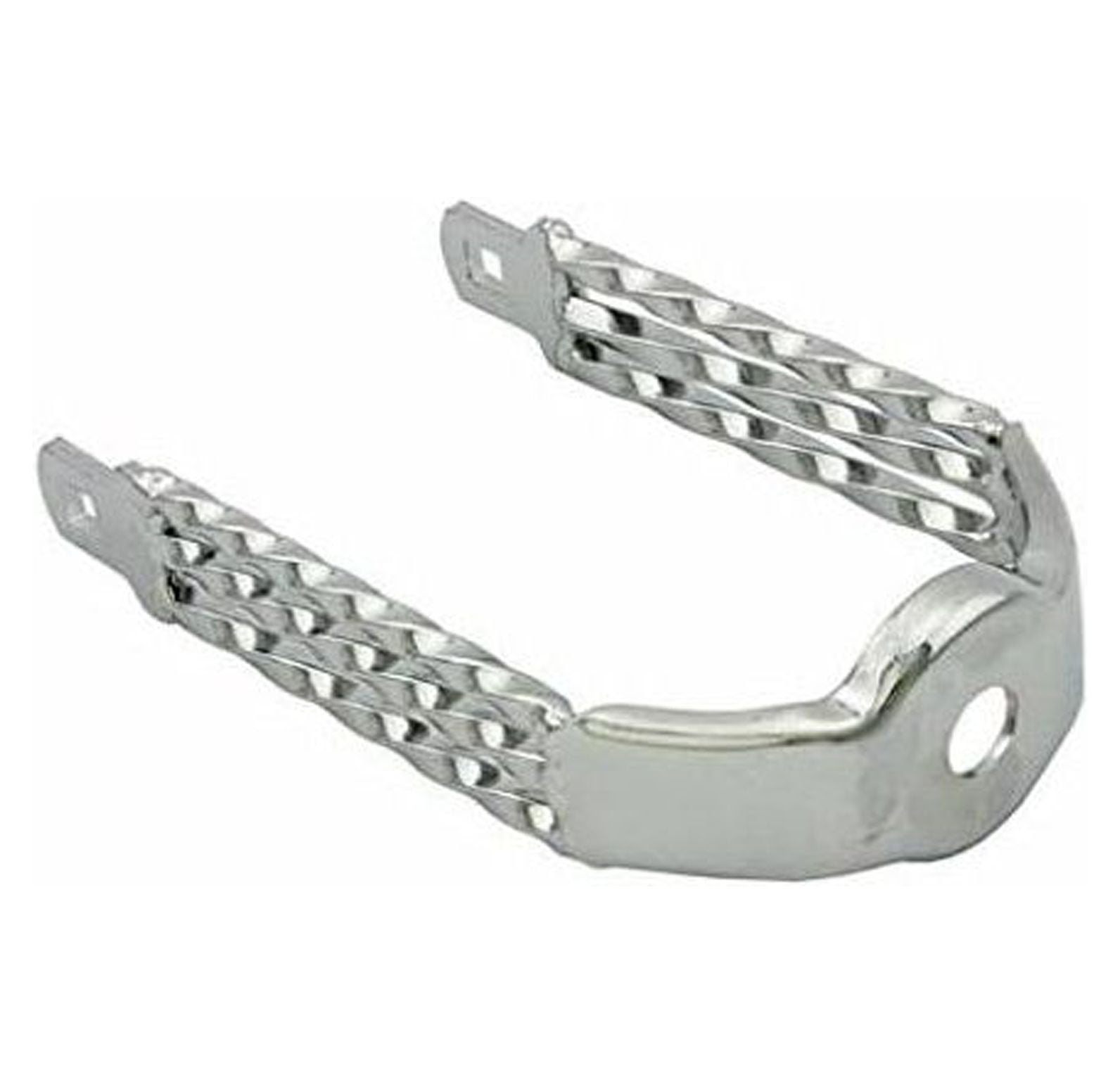 Omsix Triple Square Twisted Crown Chrome. Bike Fork Crown, bicyclefork Extended Crown, Bike Fork