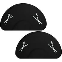 OmySalon 3 ft. x 5 ft. Anti Fatigue Mat for Hairstylist Standing, 1/2'' Thick Barber Floor Matt Under Salon Chair, Hair Cutting Hairdressing Equipment - 2 Pack