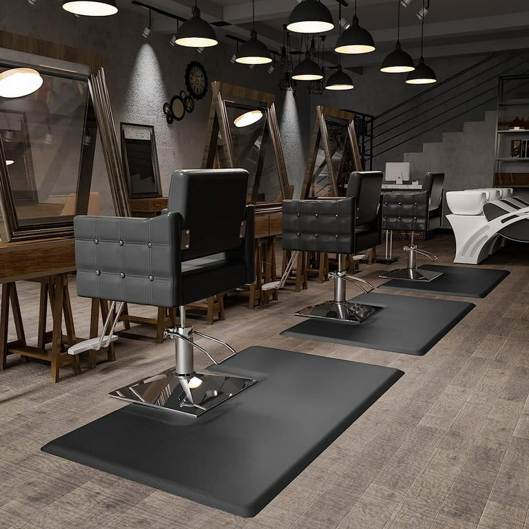 OmySalon 3' x 5' Anti-Fatigue Barber Floor Mat for Hairdresser - Main Image