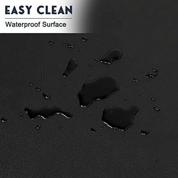 OmySalon 4'x5' - 1/2'' Thick Salon Anti Fatigue Mat for Hairstylist Standing, Barber Floor Matt with Circle Cut Out for Styling Chair, Hair Cutting Hairdressing Equipment