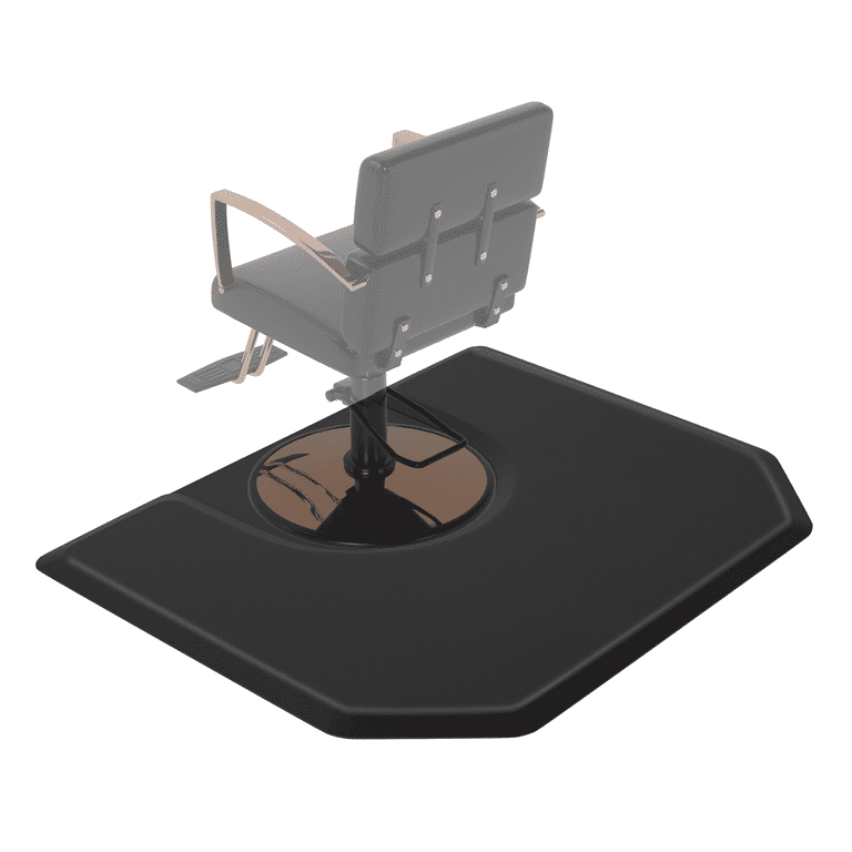 Salon chair top floor mat