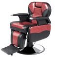 thumbnail image 1 of OmySalon Classic Barber Chair Reclining Hair Salon Stylist Chair All Purpose, Heavy Duty Hydraulic Pump, Adjustable Headrest, Tattoo Barbershop Beauty Spa Equipment, 1 of 9