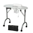 thumbnail image 1 of OmySalon Folding Manicure Table Nail Desk with Electric Dust Collector, Wrist Cushion & Carrying Bag, 1 of 7