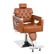 OmySalon Hydraulic Barber Chair All Purpose, Reclining Salon Chair for Hair Stylist Shampoo Hairdressing Makeup Braiding Beauty Spa Equipment
