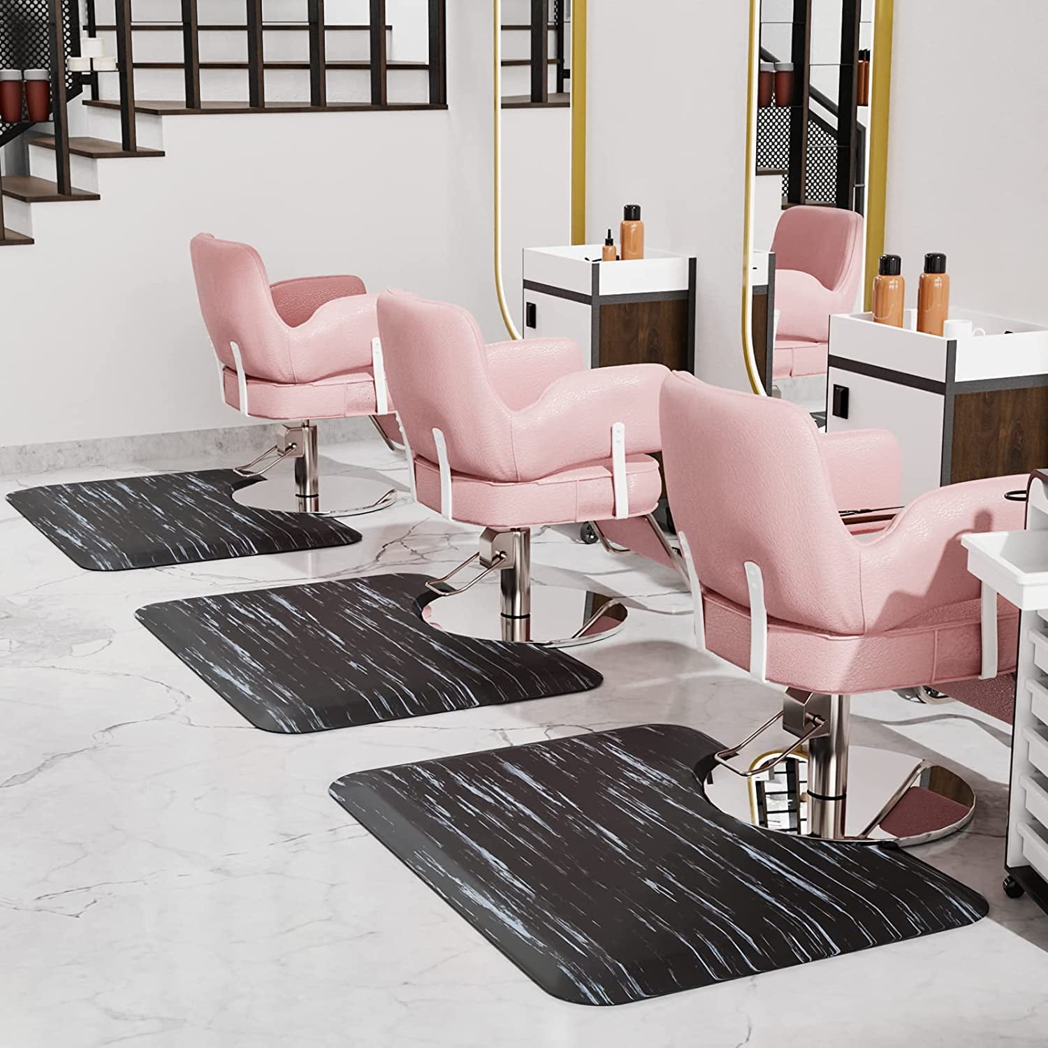 Light pink online salon chair