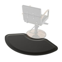 OmySalon Salon Mat for Hair Stylist Anti Fatigue, Thick Barber Chair Mats with Round Cutout Hair Salon Mats for Hairdresser Standing