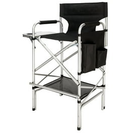 Extra Tall Director Bar Chair Folding Outdoor Camping Portable Fishing  Caravan - Springlands