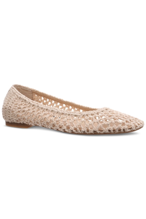 Naomie Ballet Flats Natural Crochet 10.5M