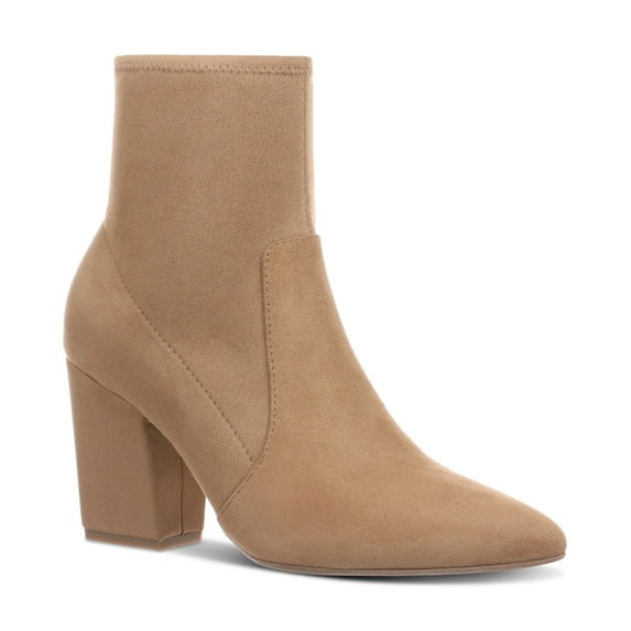 On 34th Womens Lydiaa Booties Camel Micro 12M