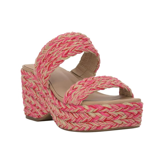 On 34th Womens Norina Raffia Open Toe Platform Sandals