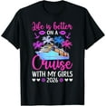 thumbnail image 1 of On A Cruise Trip 2026 Girls Cruising Girls Vacation Travel T-Shirt, 1 of 3