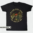 thumbnail image 1 of On A Dark Desert Highway Cool Wind In My Hair SumUnisex Black T-shirt Size S-5XL, 1 of 2