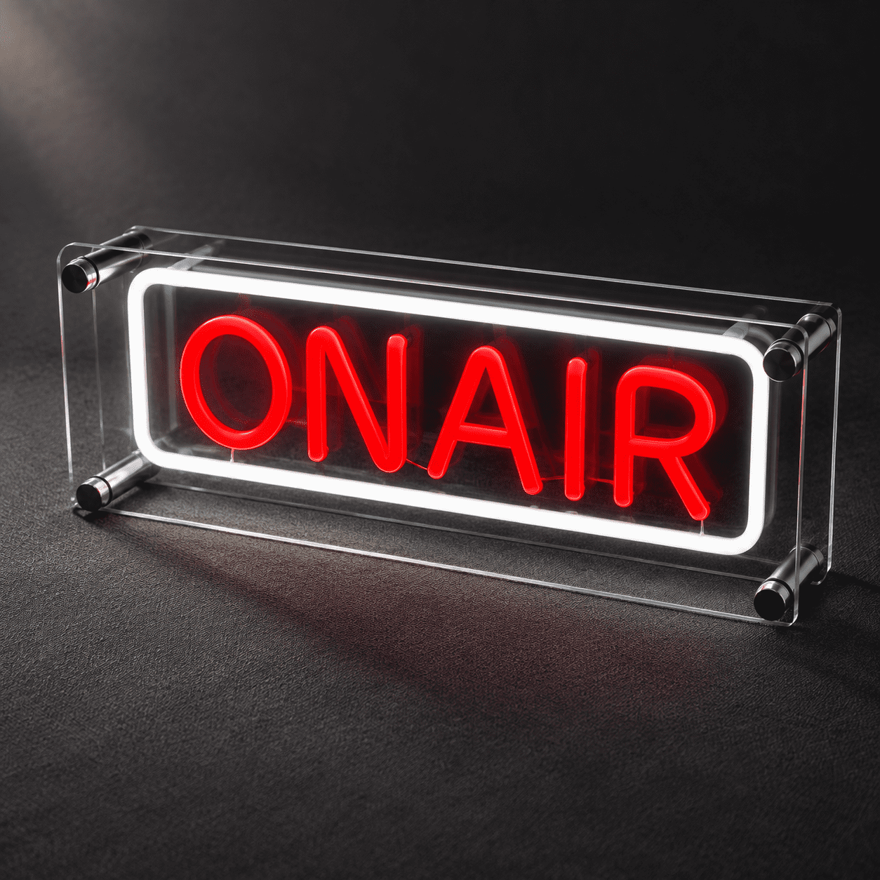 On Air LED Neon Lightbox Desktop Table Decoration for Bedroom Streaming ...