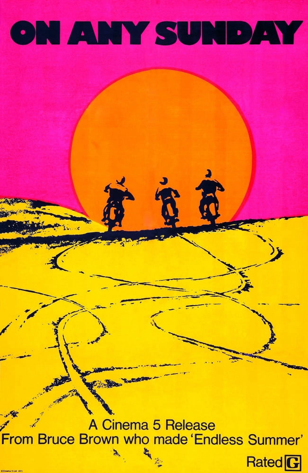 On Any Sunday Canvas Art - (11 x 17)