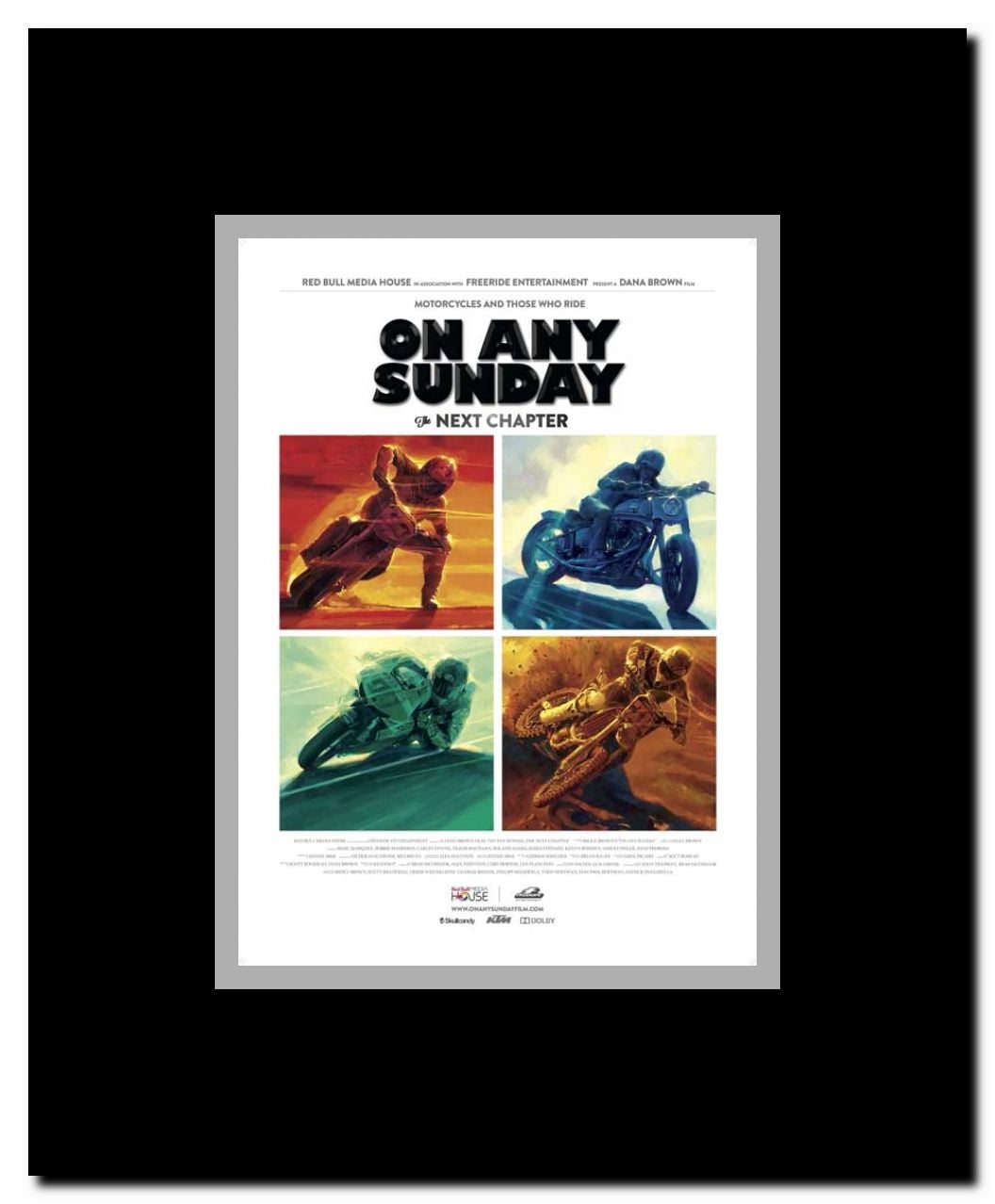 On Any Sunday The Next Chapter Framed Movie Poster