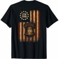 thumbnail image 1 of On Back Betsy Ross Flag Liberty Bell July 4th 250th Birthday T-Shirt, 1 of 2