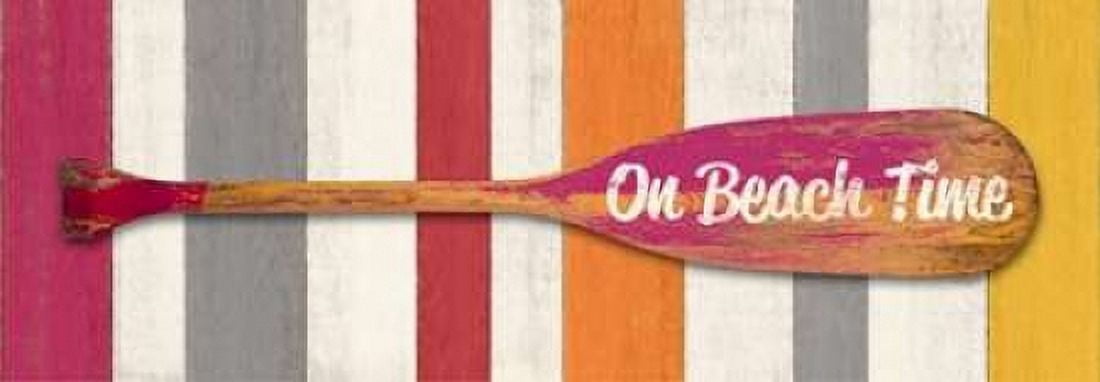 On Beach Time Canvas Art - Sam Appleman (24 x 48)