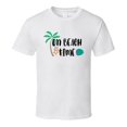 thumbnail image 1 of On Beach Time Tee Novelty Tropical Summertime Beach Lover T Shirt, 1 of 1