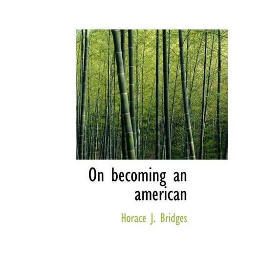 On Becoming an American (Hardcover)