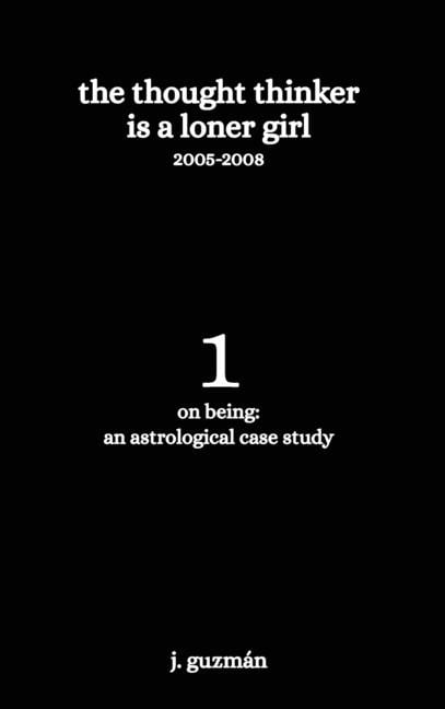 On Being The Thought Thinker is a Loner Girl: 2005-2008, Book 1, (Hardcover)
