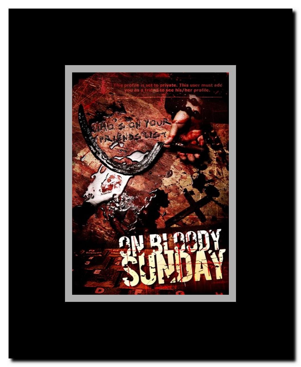On Bloody Sunday Framed Movie Poster
