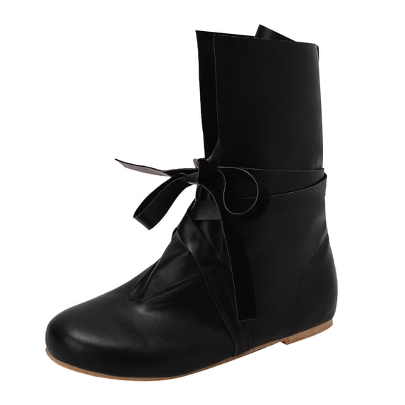 On Boots For Men Retro Punk Style Soft Leather Casual Comfortable Non Flat Sole Footwear