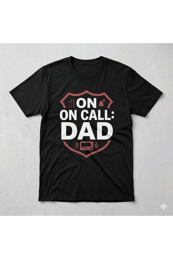 On Call Dad Shirt Funny Protector Father’s Day Graphic Tee