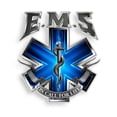 thumbnail image 1 of On Call For Life EMS EMT White vinyl Reflective Decal 6In, 1 of 1