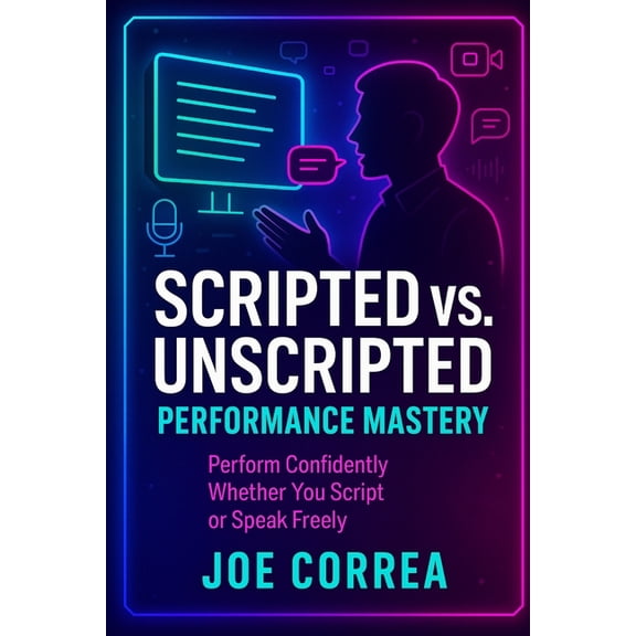 On-Camera Confidence & Performance Maste Scripted vs. Unscripted Performance Mastery: Perform Confidently Whether You Script or Speak Freely, Book 9, (Paperback)