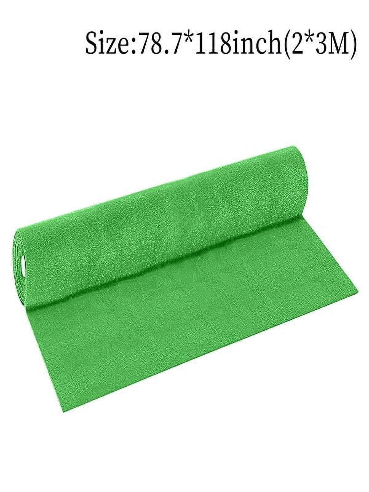 Leadmall Artificial Grass Outdoor Indoor， School Balcony Plastic Artificial Green Area Rug for Kids