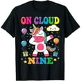 thumbnail image 1 of On Cloud Nine 9 Year Old Birthday Happy 9Th Birthday Unisex T-Shirt S-5Xl - Best Birthday Gifts, 1 of 3