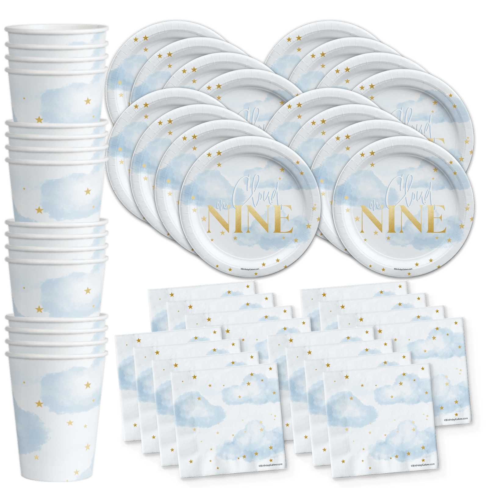 Ninja Warrior Birthday Party Supplies Set – Plates, Napkins, Cups For 16 Guests, Themed Tableware Kit