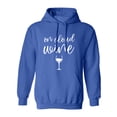 thumbnail image 1 of On Cloud Wine Adult Hooded Sweatshirt, 1 of 3