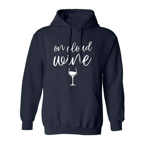 On Cloud Wine Adult Hooded Sweatshirt