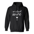 thumbnail image 1 of On Cloud Wine Adult Hooded Sweatshirt, 1 of 3