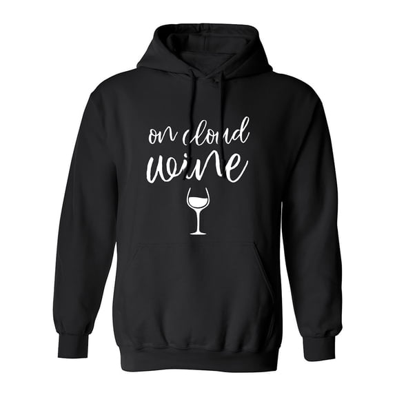 On Cloud Wine Adult Hooded Sweatshirt