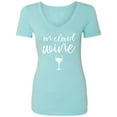thumbnail image 1 of On Cloud Wine Womens V-Neck T-Shirt, 1 of 3
