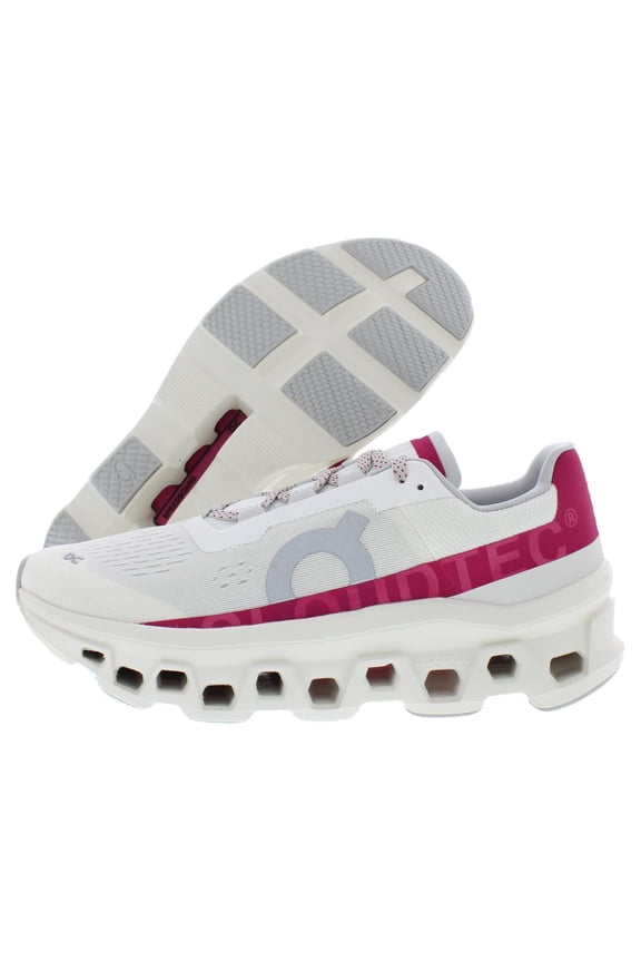 Cloudmonster Womens Shoes Size 9, Color: Ivory/Grenadine