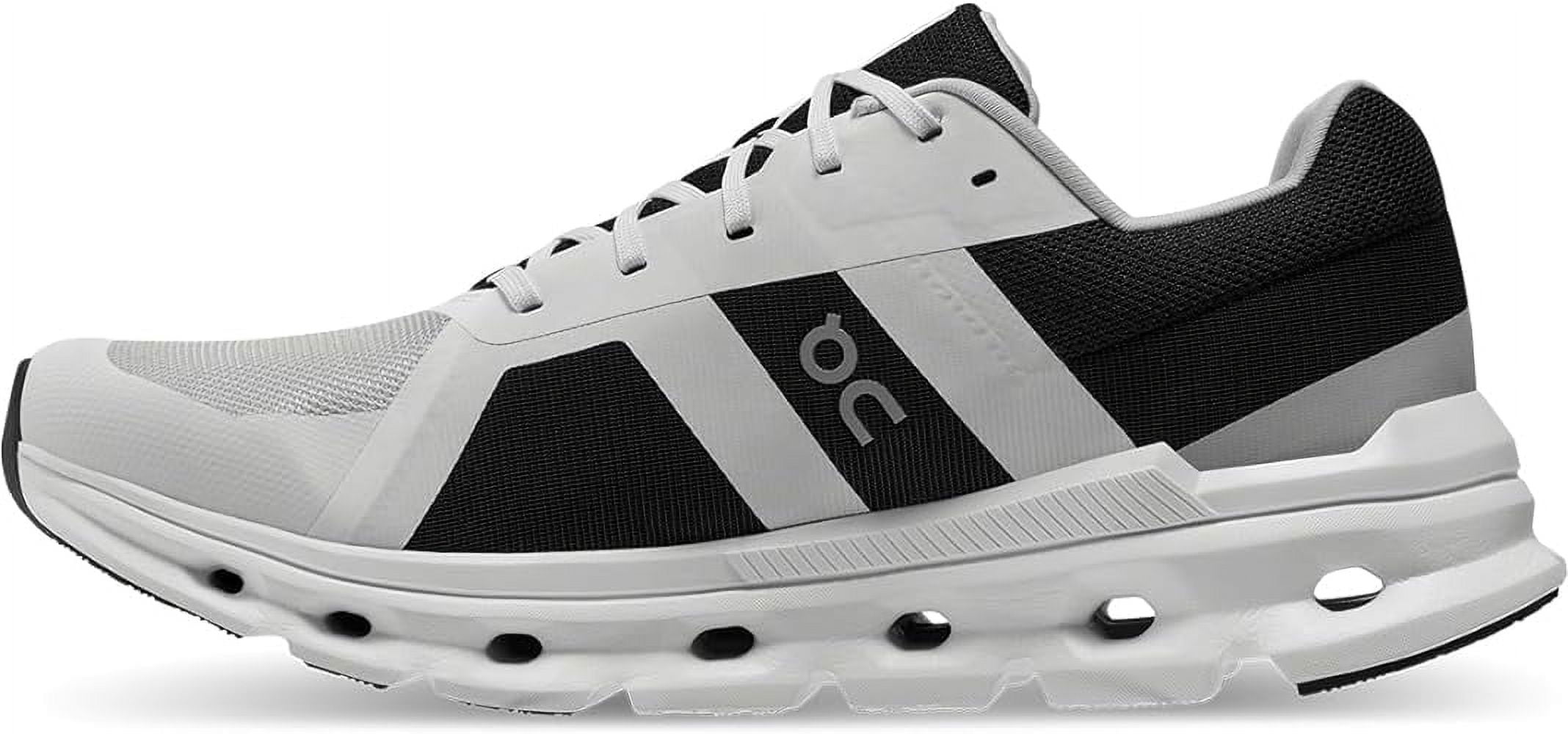 On Cloudrunner Running Shoes Mens Size 11 White Black Gray CloudTec 46.98647 Men main image 4