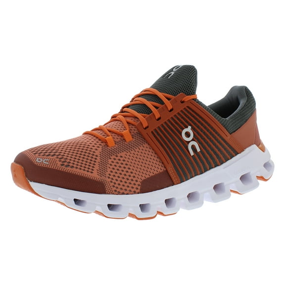 On Cloudswift Mens Shoes Size 10, Color: Rust/Rock
