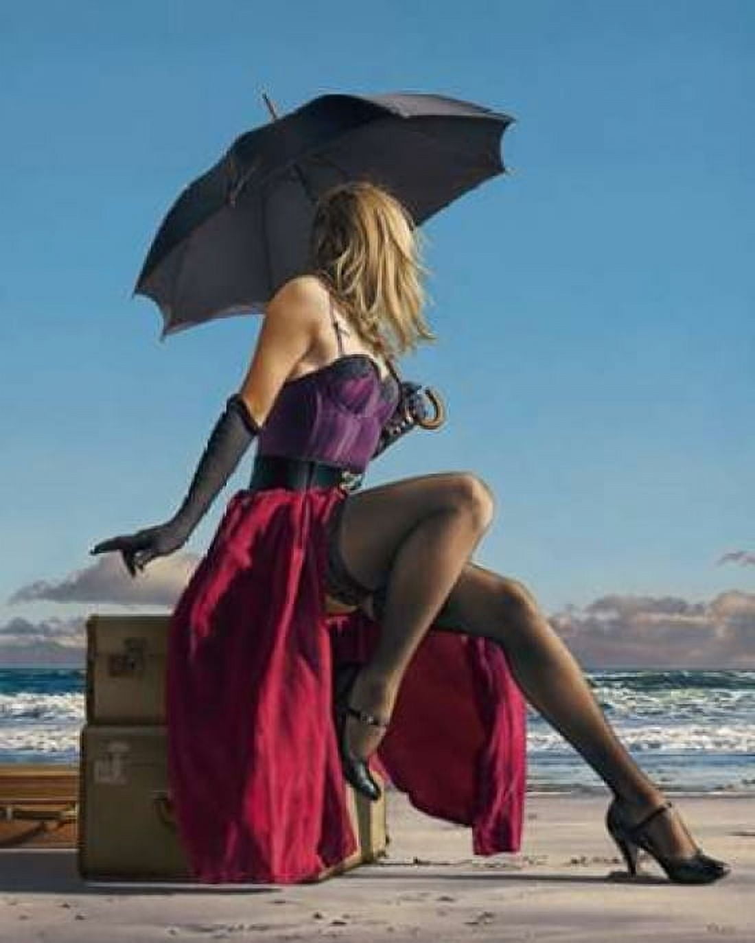 On Crescent Beach Canvas Art - Paul Kelley (24 x 30)