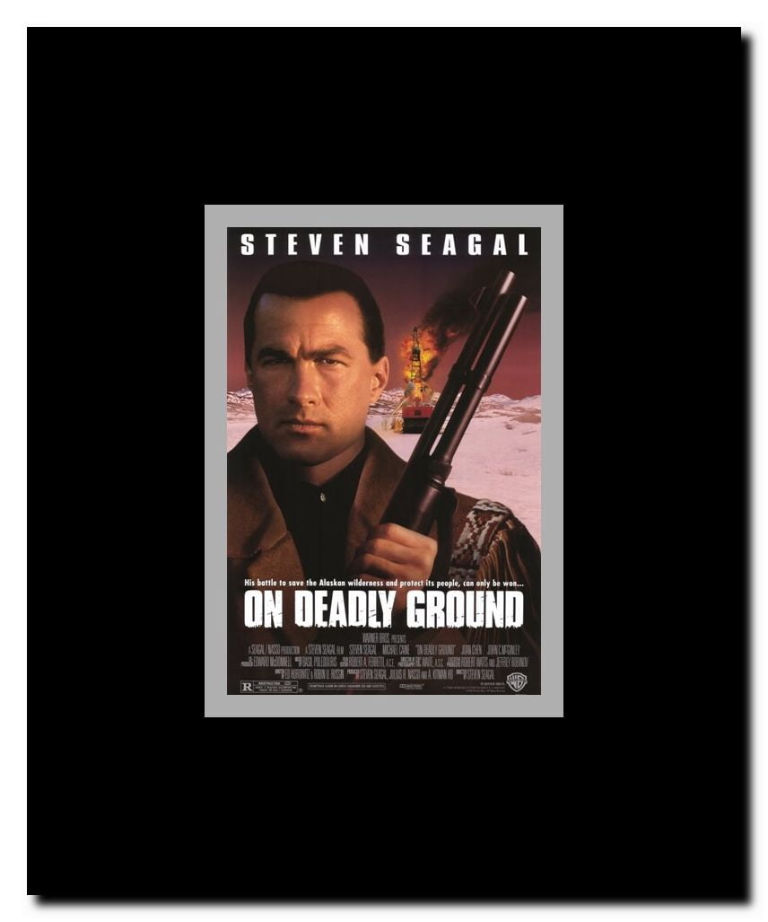 On Deadly Ground Framed Movie Poster