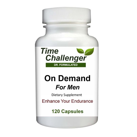 On Demand - For Men, Male Performance Enhancement, High Quality, No Fillers, 120 Capsules