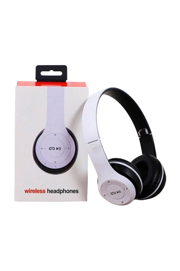 On-Ear Bluetooth Headphones with Microphone, Foldable Super Stereo Bass, Noise Cancelling Headphones, Wireless Earphones