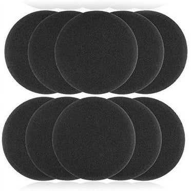 On-Ear Cushions 50mm 2" Foam Ear Pads Headphone Headset Disposable Covers, Round (5 Pairs) Pack of 10
