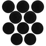 On-Ear Cushions 59mm/2.3" Foam Ear Pads Headphone Headset Covers, Round 5 Pairs Pack of 10