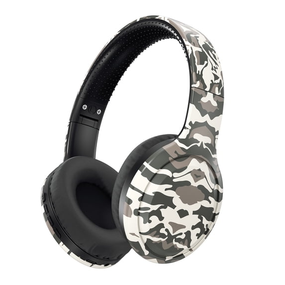 On-Ear Headphones with Microphone, Lightweight Folding Stereo Bass Headphones with 1.5M No-Tangle Cord, Portable Wired Headphones for Smartphone Tablet Computer MP3 / 4
