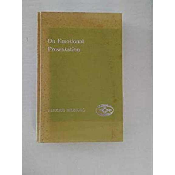 Pre-Owned On Emotional Presentation (Studies in Phenomenology and Existential Philosophy) (Hardcover) 081010377X 9780810103771