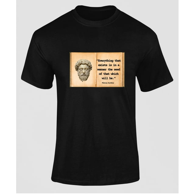 On Existence - Marcus Aurelius Stoic Stoicism Tee T-shirt Quote ...